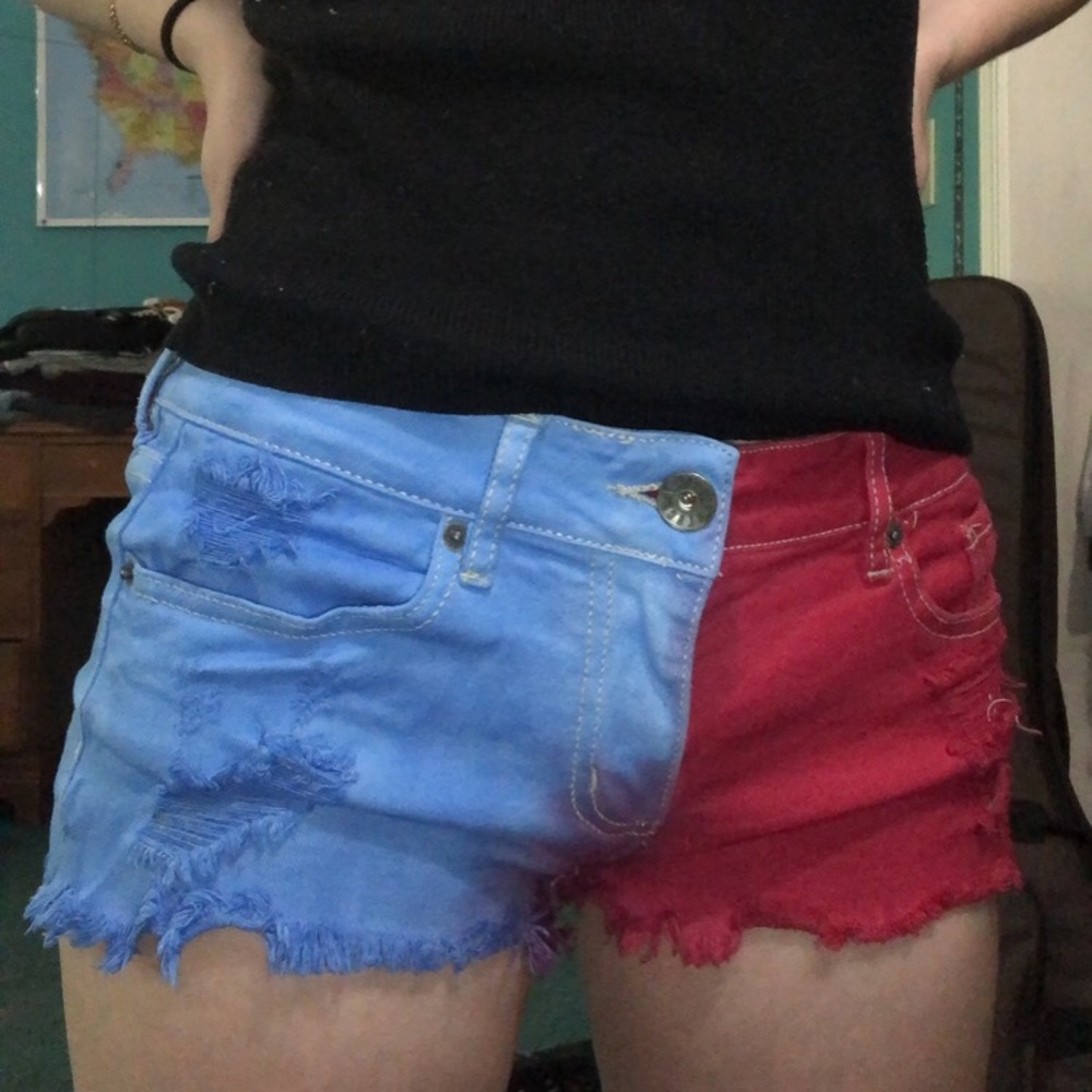 Harley Quinn Dyed Shorts